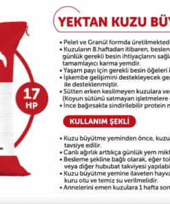 Yektan Kuzu Büyütme Yemi