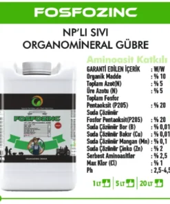 FOSFOZINC Gübre